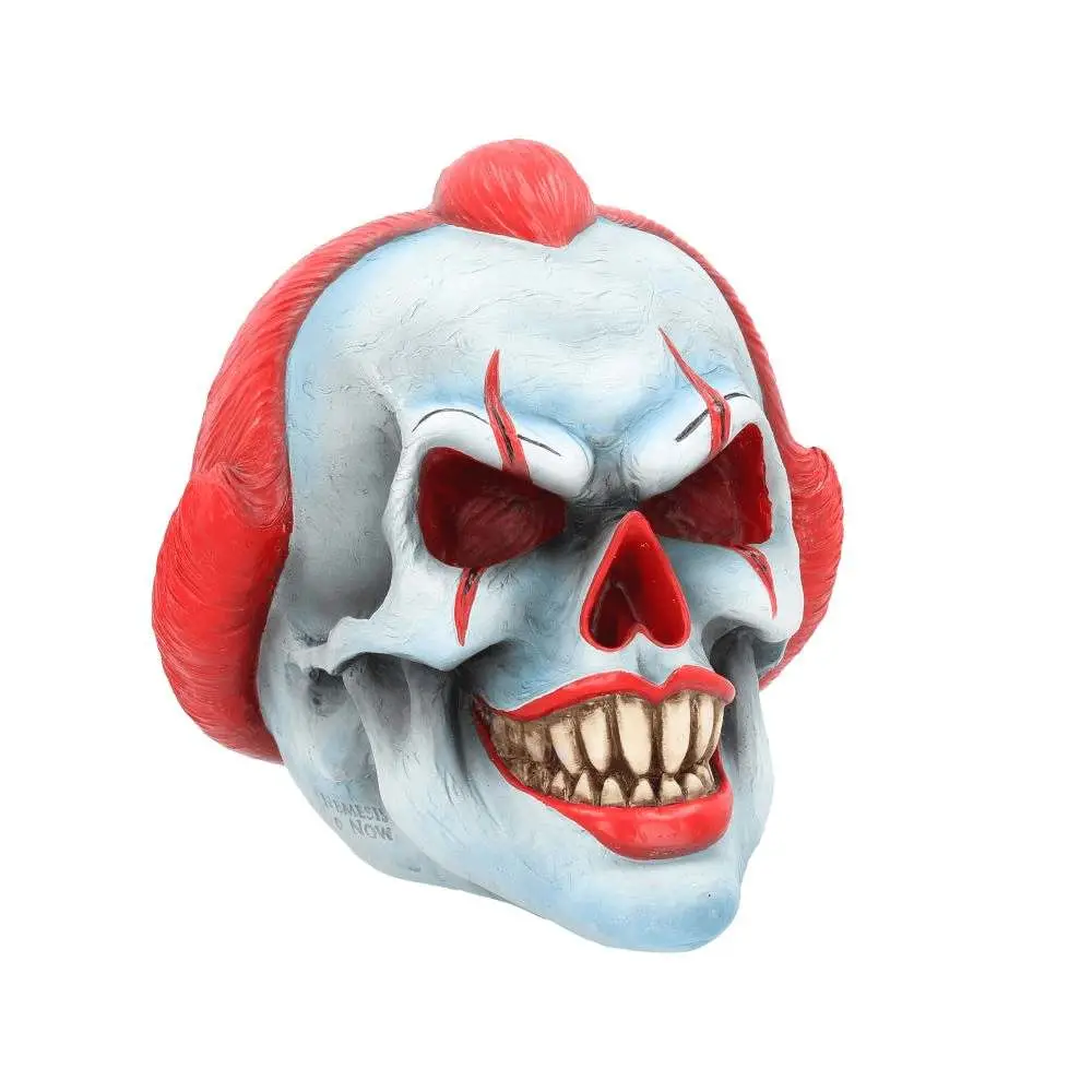 Figurine the clown skull ornament 18cm